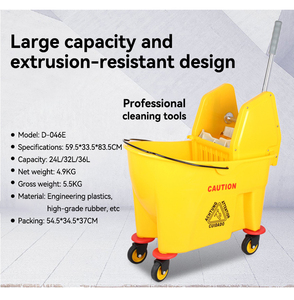 <span class=keywords><strong>Essoreuse</strong></span> à eau à un seul seau à pression descendante 24L/32L/36L <span class=keywords><strong>essoreuse</strong></span> à eau épaissie chariots de nettoyage seau avec chariot <span class=keywords><strong>essoreuse</strong></span> - Product Image 3