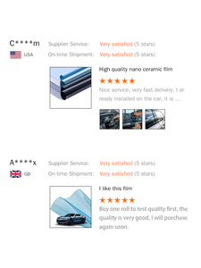Rollo de vidrio para control solar, <span class=keywords><strong>película</strong></span> para envolver el coche, <span class=keywords><strong>película</strong></span> de privacidad para ventana de coche negra súper oscura - Product Image 3