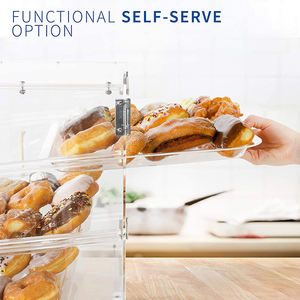 3-टियर पर्यावरण के अनुकूल ऐक्रेलिक बेकरी डिस्प्ले कैबिनेट के लिए पेस्ट्री और रोटी के लिए आधुनिक डिजाइन के साथ कैबिनेट - Product Image 6