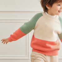 Sweat-shirts d'hiver pour enfants OEM, logo personnalisé, vêtements à manches longues pour enfants, vente en gros de chemises de sport rayées pour enfants