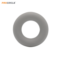 Anillo de agarre de mano de fuerza, anillo de silicona para entrenamiento de potencia muscular, venta al por mayor, anillo de ejercicio de agarre de mano de silicona