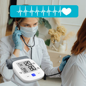 Monitores de pressão sanguínea, máquina digital de pressão sanguínea monitor automático de pressão sanguínea do braço com punhos grandes para uso doméstico - Product Image 2