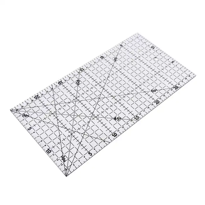 5 Pcs Plate Template Quilting Sewing Cutting Ruler Patchwork Tailor