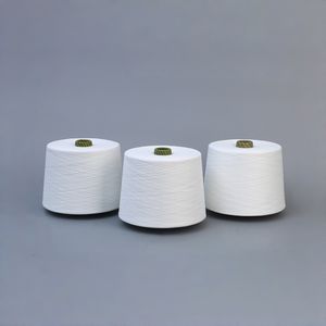 Benang rajut ramah lingkungan mentah 20s 30s 40s grosir 100% Viscose campur benang ujung terbuka untuk rajutan dan tenun melingkar - Product Image 4