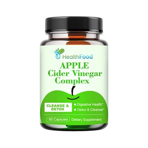 Cápsulas de Vinagre de Sidra de Manzana Keto para Mujeres, Extracto Complejo de Vinagre de Sidra de Manzana, Personalización al por Mayor, Apoyo a la Desintoxicación y Limpieza - Product Image 1