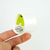 Étiquettes personnalisées avec logo, anti-effraction, imperméables, de qualité alimentaire, autocollants de scellage pour les sacs de livraison de bubble tea, café, lait au thé