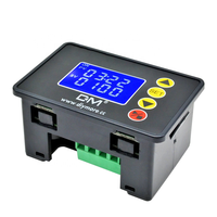 Pengontrol waktu mikrokomputer DC 12V 24V AC 110V-220V Relay Delay waktu Digital LCD saklar Delay waktu Relay waktu dapat disesuaikan