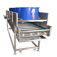 Industriële machines voor het reinigen en drogen van verse groenten en fruit, en voor het reinigen, blancheren en luchtdrogen van jujube-noten.