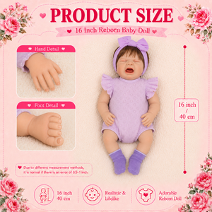 BAkwbwBY Poupée Reborn 16 Pouces Corps en Tissu Personnalisable Bébé Réaliste Kit de <span class=keywords><strong>Naissance</strong></span> Complet Vente en Gros B2B - Product Image 5