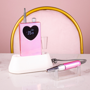 85W Cordless Nail Drill Machine 35000RPM Brushless Rechargeable Electric <b>E</b> <b>File</b> for Professional Manicure - Product Image 1