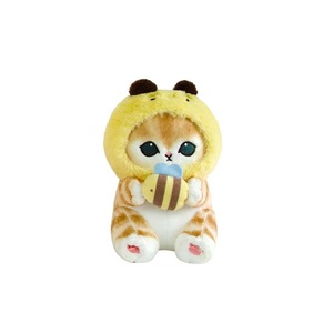 Personalizado Mofusand tiburón gato bosque serie japonés dibujos animados gato bendición <span class=keywords><strong>abeja</strong></span> fresa peluche Animal juguete muñeco de peluche - Product Image 5