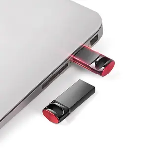 Usb flash drive logam dengan 4g 8g 16g 32g usb stick 128gb 256g dengan usb 3.0 2.0 memori flash