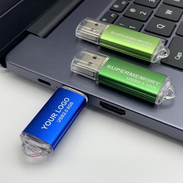 Promotion Metal USB Flash Drive 2GB 4GB 8GB High Speed Memoria USB 16GB 32GB Clé USB 64GB 128GB OEM LOGO Cheap Pendrive