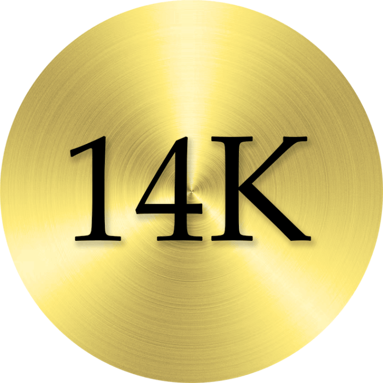 Or massif jaune 14 carats