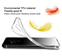 Funda Protectora Trasera Transparente de TPU de Silicona a Prueba de Golpes para Motorola Moto P30 P40 Play G5 G6 G7 G8 Power Plus Play Moto E4 E5