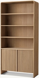 Armadietto di vetro in legno massello americano, vetrina, libreria, credenza - Product Image 6