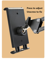 Great Roc Support au sol réglable pour tablette Rotation universelle Ergonomique Stable Base lourde Paresseux Tablet Pc Stand Holder