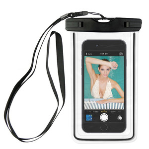 Funda impermeable de PVC transparente para teléfono móvil iPhone 15 14 13 12 para <span class=keywords><strong>Samsung</strong></span> S9 Smart Dry funda de teléfono móvil para uso bajo el agua - Product Image 2