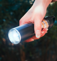 Lampe torche tactique rechargeable multifonction à laser blanc super lumineux, longue durée de vie, portable pour les situations d'urgence et le camping