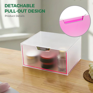 Акриловые органайзеры для косметики, настраиваемые акриловые ящики для хранения оптом |   OEM-размеры/цвета, оптовый заказ для розничной торговли - Product Image 3