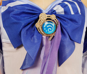 Offre Spéciale Sangonomiya <span class=keywords><strong>Kokomi</strong></span> Cosplay Costume <span class=keywords><strong>Genshin</strong></span> <span class=keywords><strong>Impact</strong></span> <span class=keywords><strong>Kokomi</strong></span> Tube Top Set Cosplay Costume Tenues Avec Dos Décoration Perruque - Product Image 6