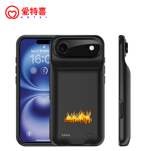 2025 nouveaux produits étui de batterie en Silicone TPU haute capacité pour IPhone17 étui de chargeur Portable <span class=keywords><strong>Rechargeable</strong></span> d'air - Product Image 1