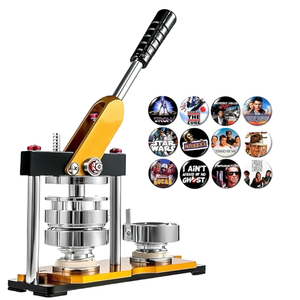 Tự làm vòng huy hiệu Nhà sản xuất nam châm nhà sản xuất huy hiệu gương chai mở nút Maker 25mm-75mm kích thước. - Product Image 1