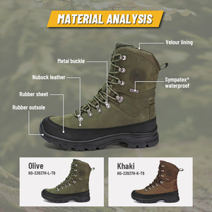 Stivali <span class=keywords><strong>da</strong></span> Montagna Stile Scarponcino <span class=keywords><strong>da</strong></span> <span class=keywords><strong>Trekking</strong></span> Impermeabili Uomo e Donna Personalizzati OBM ODM Hanagal Factory - Product Image 3