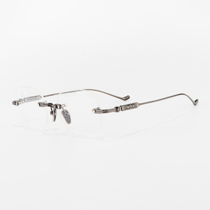 Lunettes <span class=keywords><strong>de</strong></span> <span class=keywords><strong>vue</strong></span> médicales <span class=keywords><strong>de</strong></span> luxe <span class=keywords><strong>de</strong></span> marque haut <span class=keywords><strong>de</strong></span> gamme, sans monture, en titane, très vendues, raffinées et élégantes, pour femmes et hommes - Product Image 1