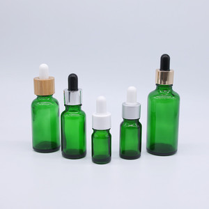 Green glass Olive oil 10ml 30ml 1oz perfume essential oil bottle