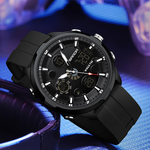 Reloj Electrónico Juvenil Multifuncional de Doble Pantalla Lu Shizhe, Reloj Deportivo para Hombre - Product Image 1