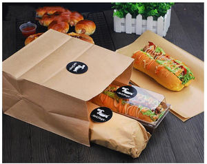 Custom Standard Fast Food Kraft <strong>Paper</strong> Takeout Packaging Sleeve Packs Hot Dog Burger <strong>Box</strong> for Restaurant - Product Image 4