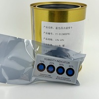 Carte indicatrice d'humidité à 6 points jaunes sans cobalt ni halogène, déshydratant pour composants électroniques et cartes PCB, OEM