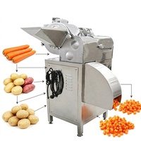 Dy Fabriek Prijs Groente Groente Kubus Snijmachine 600 Kg/u Uienkubus Snijden Groente Dicer Machine Aardappel Dicer