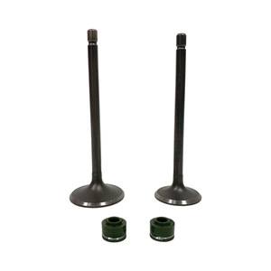 วาล์วมอเตอร์ไซค์แบบก้านยาว 91/90 มม., อะไหล่วาล์วไอดีไอเสียเครื่องยนต์มอเตอร์ไซค์สำหรับ ZONGSHEN CG200 ZS200 - Product Image 1