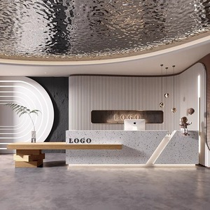 Công ty khách sạn Câu lạc bộ Văn phòng Quầy lễ tân Quầy tiếp tân Cửa hàng quần áo Thẩm mỹ viện Quầy thu ngân Quầy sơn Tùy chỉnh - Product Image 3