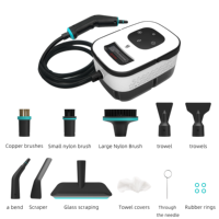 Nettoyeur Vapeur Électrique Portable Professionnel Haute Pression 2500W, Réservoir 1250ml, Multi-Usages pour Nettoyage Domestique et Tapis