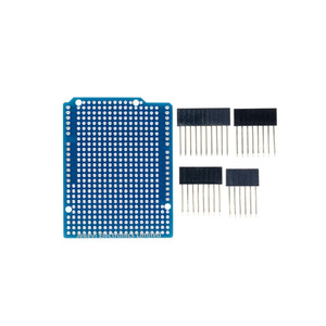 Carte d'extension de prototype PCB bleue avec 4 connecteurs à broches longues pour UNO - Product Image 1