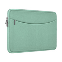 Funda de Neopreno para Portátil de 14-15 Pulgadas, Bolsa para Computadora de Gran Capacidad con Bolsillos Dobles con Cremallera, Apta para Tablet/Teléfono/Paraguas