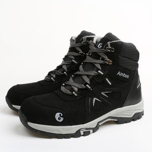 Fabricante de zapatos de seguridad personalizados de fábrica para los hombres punta de acero de cuero antideslizante impermeable puñalada resistente S3 al por mayor - Product Image 2