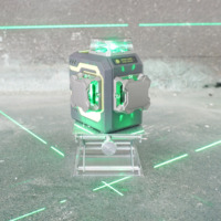 Niveau laser vert rotatif 360° à 12 lignes OEM ODM 3D, auto-nivelant, haute précision IP65, niveau laser de construction