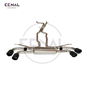 Ecnal Para <span class=keywords><strong>2006</strong></span>-2010 <span class=keywords><strong>Porsche</strong></span> <span class=keywords><strong>Cayenne</strong></span> 957 3.6L 4.8L 4,8 T SS304 Válvula de Escape Deportes silenciador válvula de escape - Product Image 5