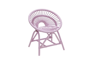 Sillas de Mimbre Hechas a Mano de Lujo para Niños, Asientos Duraderos para Eventos, Alquiler para Fiestas, Decoración para Cumpleaños, Bodas y Baby Showers - Product Image 1