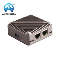 Radxa E52C RK3582 Mini Network Enhanced dengan Dua Port Ethernet 2.5G, Casing Aluminium Alloy, Dilengkapi Antarmuka Esensial