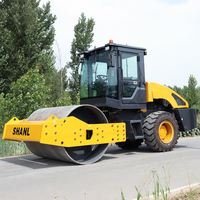 Compacteur routier diesel 3, 4, 5, 6 et 8 tonnes, machine de compactage d'asphalte autoportée avec pneus en caoutchouc