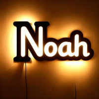Lettres en acrylique lumineuses personnalisées pour décoration murale avec modules LED Cadeaux romantiques