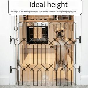 Puertas de Acero Inoxidable Plegables para Mascotas, con Instalación Sencilla para Escaleras y Entrada Segura, Cerramientos para Perros - Product Image 5