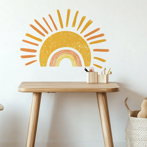 Décoration de chambre d'enfant pour bébé Boho Design Sun Wall Sticker Pvc Self Adhesive 3d Wall Paper <span class=keywords><strong>Stick</strong></span> - Product Image 6