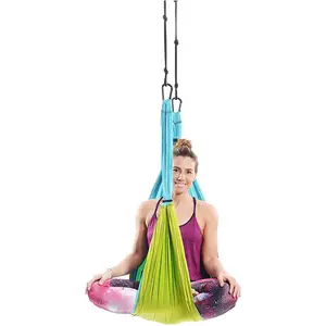 Yoga Inversion Swing Hamac de Yoga Arien, Stärke Anti Schwerkraft fliegen Yoga Swing Fallschirm