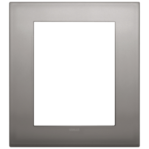 Vimar Wall <b>Switch</b> Plate 8M Black Nickel 18.5x2.2cm Classic Design - Product Image 1